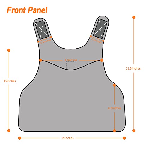 Mgflashforce Tactical Vest For Men, Security Police Fbi Airsoft Vest (Black) #TOP5