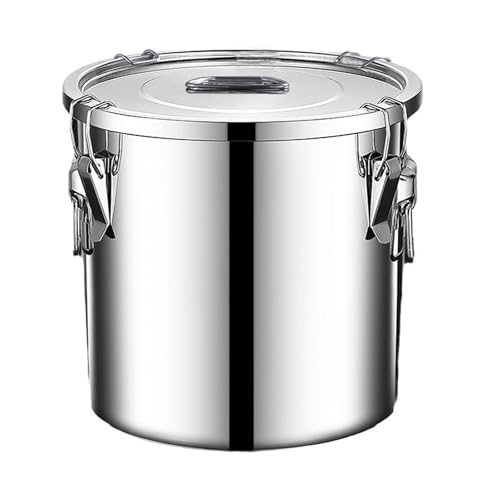 Image of Stainless Steel Airtight Food Storage container with Lid for Pantry Kitchen