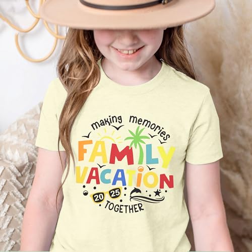 2025 Family Vacation Shirts Making Memories Matching Shirt Cruise Tee Summer Family Trip Short Sleeve Tops2