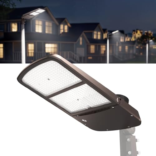 Sunco LED Parking Lot Lights with Dusk to Dawn Photocells, Shoebox Commercial Street Area Lightings, with Selectable Features, 3000K/4000K/5000K, 43000 LM, Dimmable, Wet Rated, UL/DLC