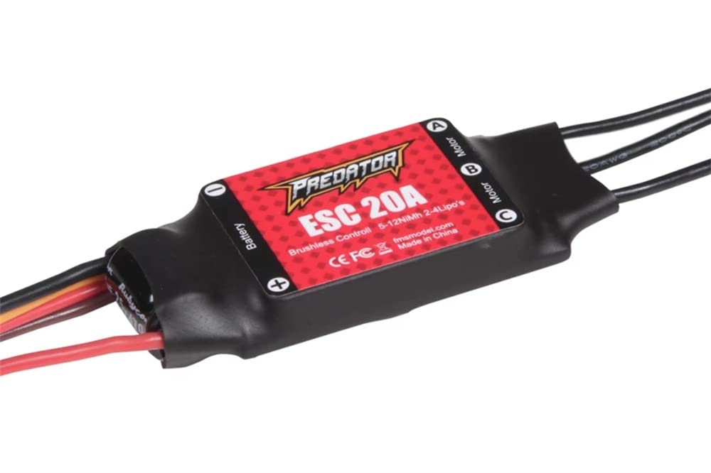 FMS 750mm Edge 540 Speed Controller 20A ESC for 2S 3S Battery RC Airplane Model Plane Aircraft Spare Part