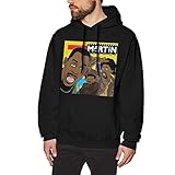 Mens Martin Lawrence Logo Logo Black Hoodie Sweatshirt for Men Merch L Clothes Apparel Long Sleeve...