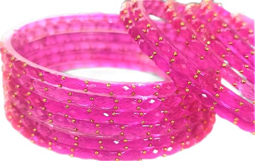 Image of JPS Plain and Glossy Finished Raindrop Glass Bangles Set for Women & Girls | Traditional Ethnic Chudi for Wedding, Party & Regular- Set of 12 Pcs of One Colour | Wedding Special