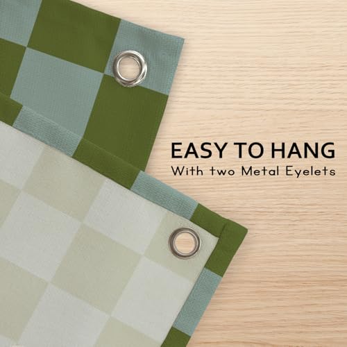 Image of Playroom Decor Long Live Playtime Banner, Green And Blue Checkered Pattern Banner Linen Hanging Banner Flag for Nursery Toddler Room, Boys Girls Kids Room Decor,Classroom Decorations 30x20