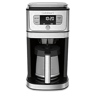 Cuisinart DGB-800 Fully Automatic Burr Grind & Brew, 12-Cup Glass, Silver