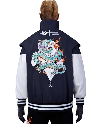 Niepce Inc Japanese Streetwear Dragon Embroidered Anime Jackets Niepce Inc Japanese Streetwear Dragon Embroidered Anime Jackets