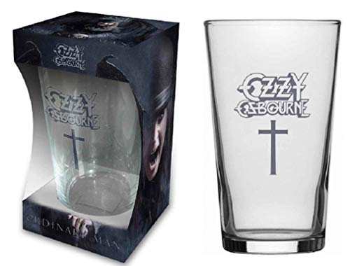 for-collectors-only Ozzy Osbourne Glass Odinary Man Logo England Beer Glass Long Drink Glass XL Drinking Glass Pint Glass
