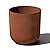 Veradek Patina Series Kona Planter - Round Planter for Outdoor Porch/Garden | Naturally Rusting Planter for All-Weather Use