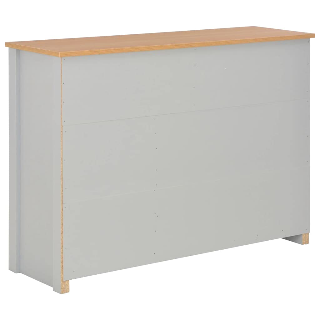 Kredens szary 112 x 35 x 81 cm, klatka schodowa, szafka na korytarz, szafka komodowa, szafka na pranie do sypialni