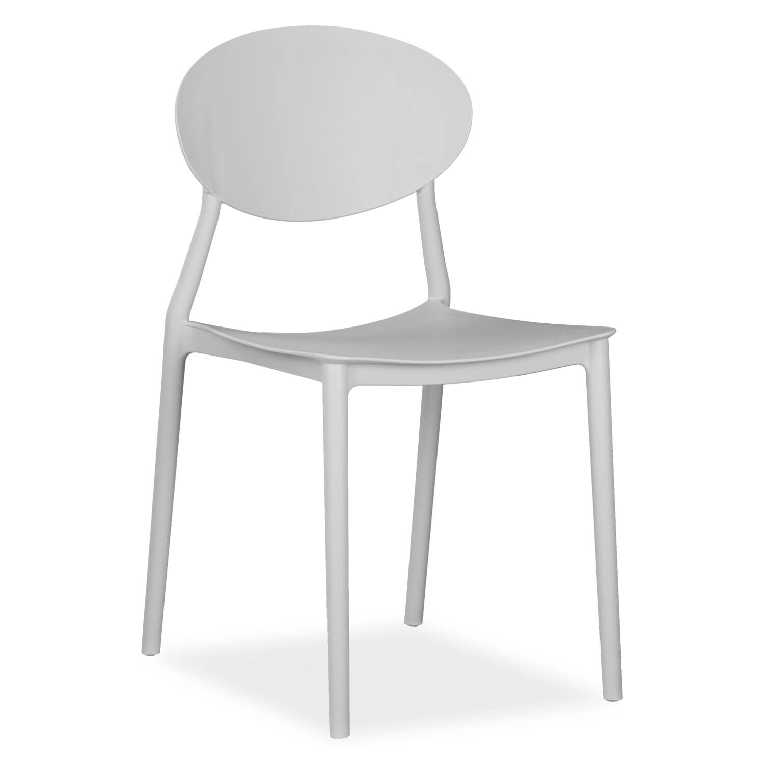 Lot De 4 Chaises De Jardin Empilables Homestyle4u - Design Moderne Vert Résistant Aux Intempéries