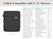TiMOVO 9-11" Tablet Tasche mit Schultergurt, Schwarz&Grau