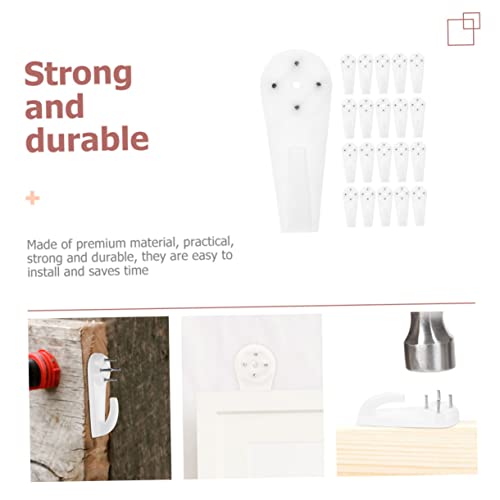 Image of DOITOOL 50pcs Hangers Non-Damage Concrete Hooks for Easy Picture Hanging Various Surfaces No Trace Nails for Home and Office Organization