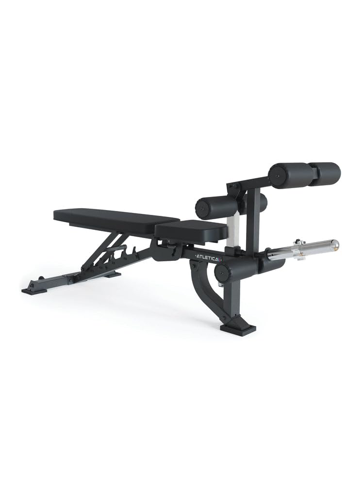 ATLETICA B2 LegMaster Beincurl Hantelbank | Leg Curl Beintraining, Schrägbank negativ verstellbar, Bis 400kg belastbar