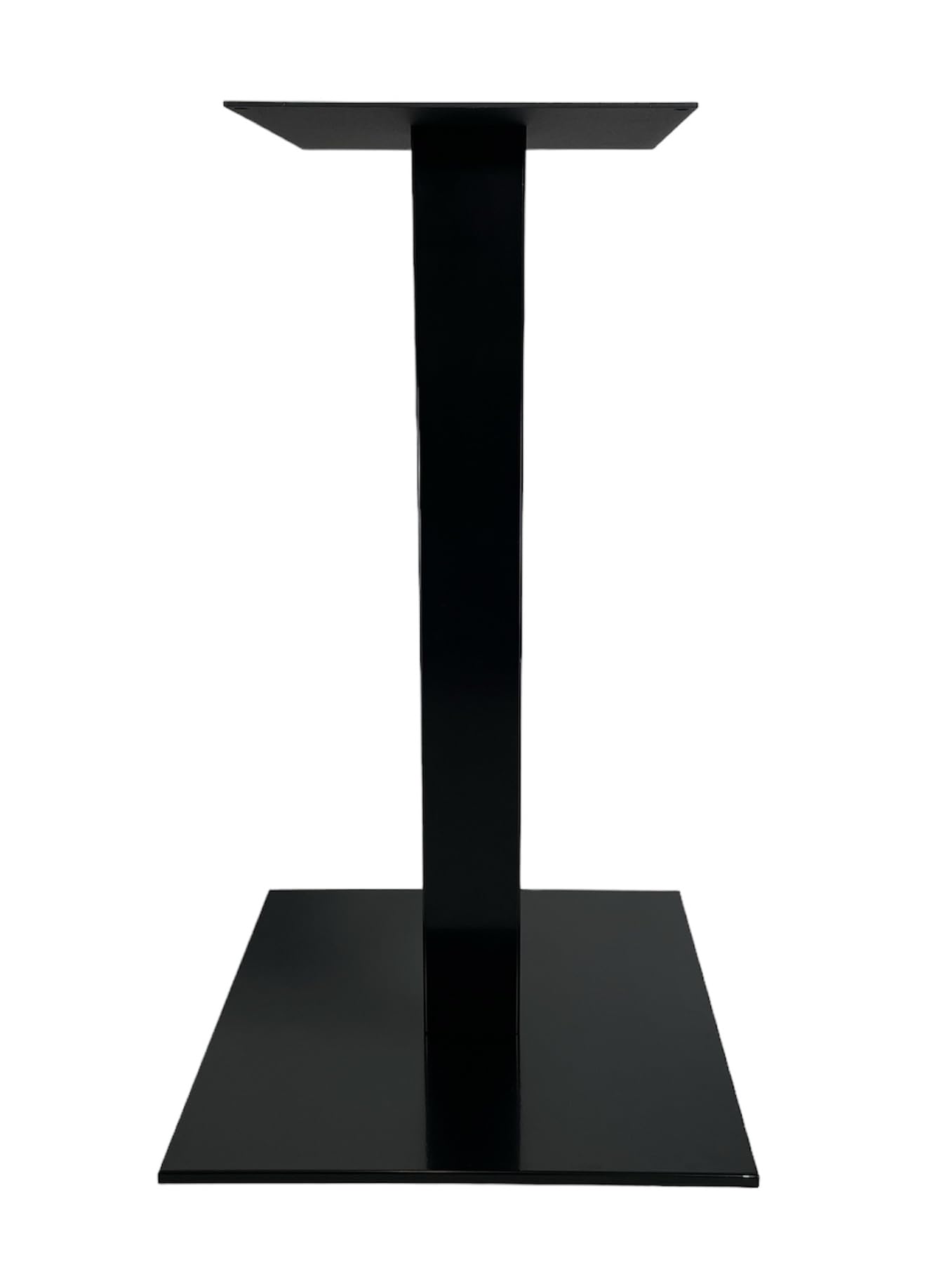 ZStyle Base - Piede - Gamba Tavolo - Tavolino in Metallo per Bar Bistrò Ristoranti Catering - in Acciaio (Base Singola - 42x42x72 cm)