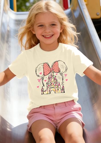Image of Magical Shirts Women Girls Family Vacation Matching Shirt Magic Kingdom T-Shirt Mommy and Me Trip Short Sleeve Tops