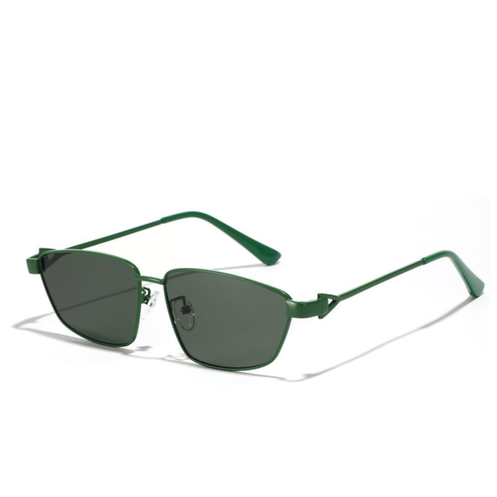 Lunettes de soleil rétro noir or petites branches métalliques vintage look