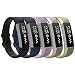 Produktbild TiMOVO Armband Geeignet für Fitbit Alta/Alta HR/Ace, [5-Pack] Silikon Replacement Uhrenarmband Sportarmband Band Erstatzband mit Schließe, Große Größe - Mehrfarbig