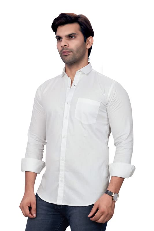 Image of Men's Cotton Regular Fit Fullsleeves Fomal Shirt