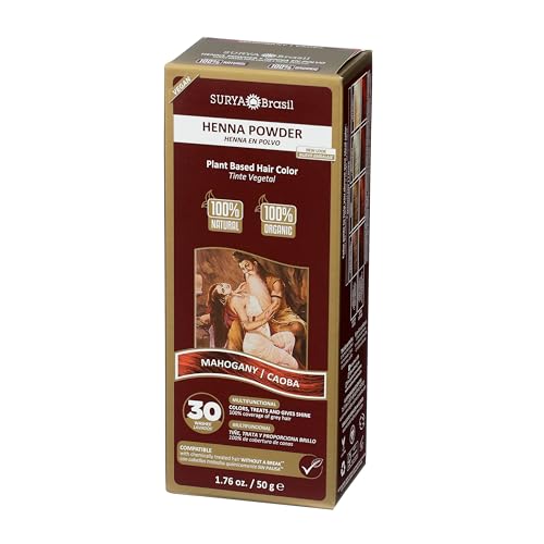 Surya Brasil Henna Powder Mahogany 1.76oz miniatura 5