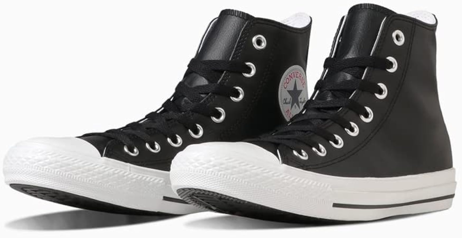 初期モデル　コンバース　オールスターハイ　japan ブラック　27㎝ CONVERSE コンバース 27cm ハイカットレザースニーカー 黒