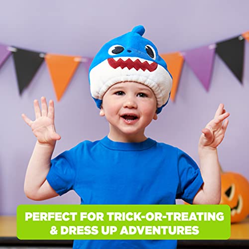 Image of Ginsey Baby Shark's Daddy Shark Children's Hair Drying Towel Cap, Blue