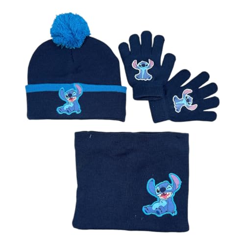 Disney Bonnet Lilo & Stitch Gorro, Blanco, Talla única para Niñas