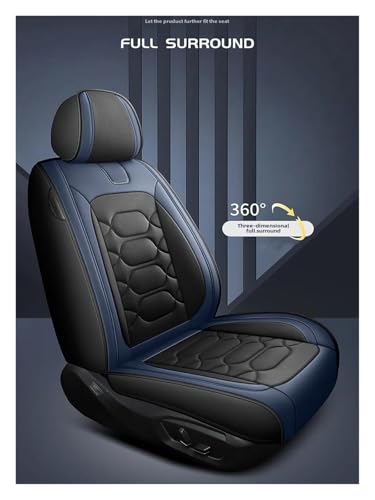 Housses de siège auto 5D ensemble complet de protection Black Luxury - 3