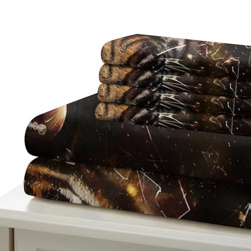 Housse de Couette Tigre 140x200 Parure de Lit 3D Microfibre - 7