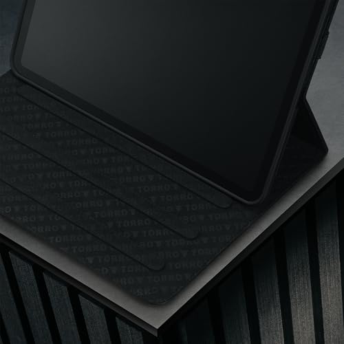 TORRO Etui do iPad 11/10 generacji - Skórzane Etui do iPad (2025/2022) z Poziomym Stojakiem i funkcją Wake/Sleep - Czarny