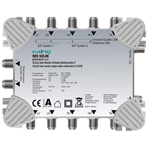 Axing SES 522-06 Sat - Solución de Cable múltiple Cover