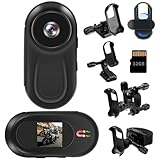 【新開発32G SDカード付属】小型ビデオカメラ アクションカメラ小型 ウェアラブルカメラ 小型カメラ モニター搭載 1080P画質 120度広角 2時間録画 自動暗視機能 512GB対応 27g軽量 上書き録画 Vlog/旅行/アウトドア/スポーツ 記録用 携帯便利/バイク 自転車に取り付け可能 豊富なアクセサリー