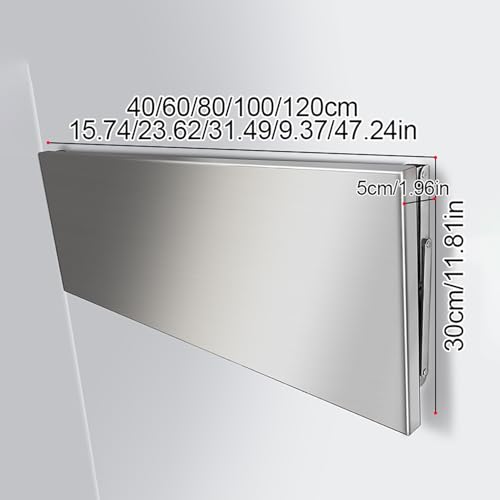 Conception pliante de table murale inox pour gagner de l'espace - 2
