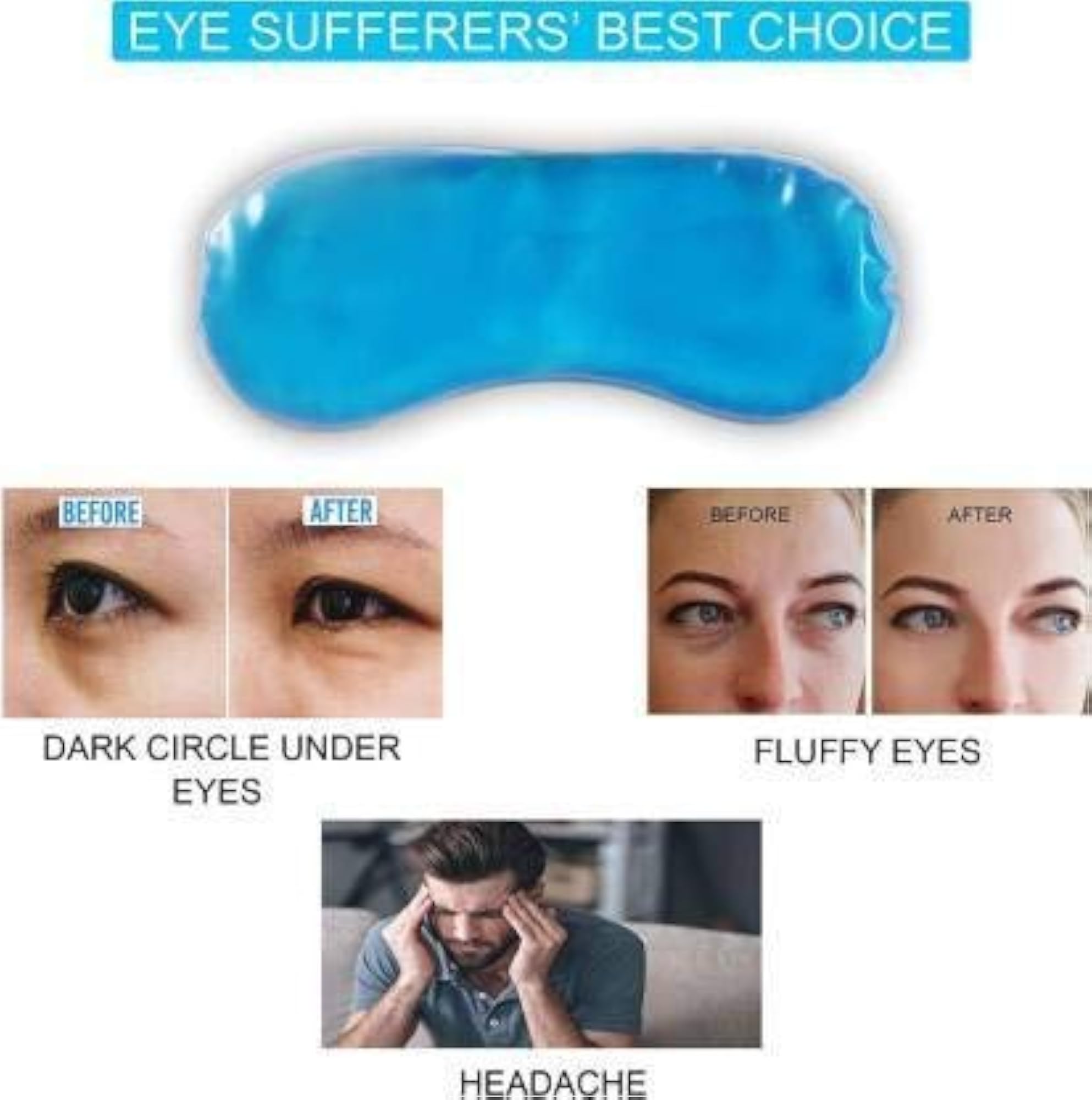 Eye Mask with Ice Pack Sleeping Mask for Multipurpose Use