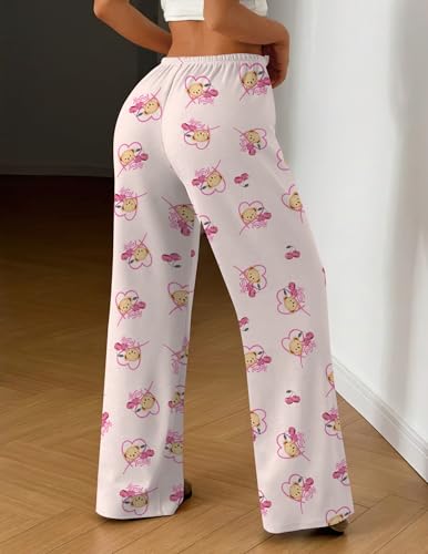 Image of Ekouaer Women Pajama Pants Comfy Pj Bottom with Pockets Stretch Plaid Sleepwear