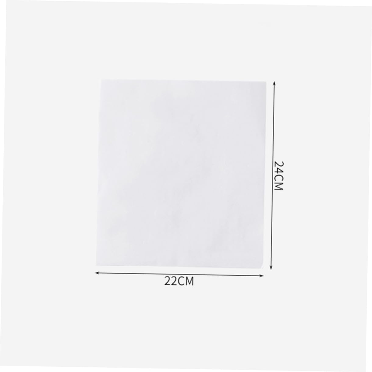Alipis 100 Sheets Non-stick Frying Oil Filter Paper Greaseproof Snack Mat Paper for Home Restaurant Cafe