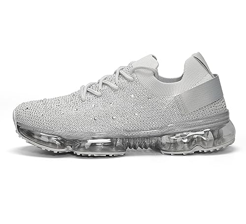 Image of LUCKY STEP Women Air Cushion Fashion Sneakers | Breathable Casual Comfortable Lightweight Walking Shoes