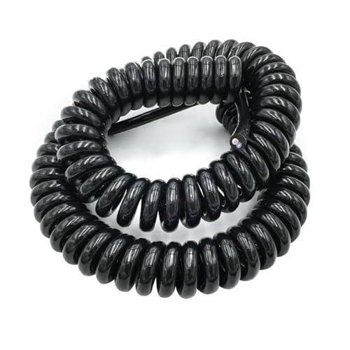 Cable de alimentacion 2 nucleos espiral 5m 7m cable 24AWG retractil telescopico