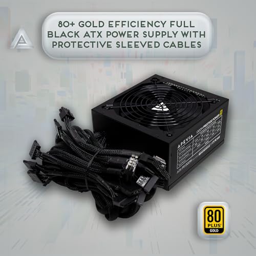 Fuente Apevia ATX-PR1300W 1300W 80+ Gold ATX 3.1 miniatura 2