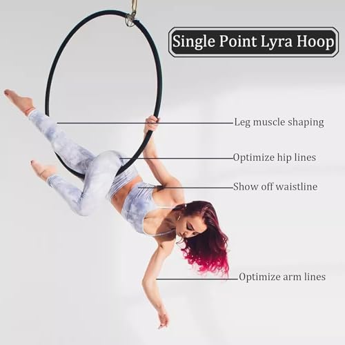 Anilla Aérea Yoga Acrobacia 90 cm Acero Inoxidable miniatura 3