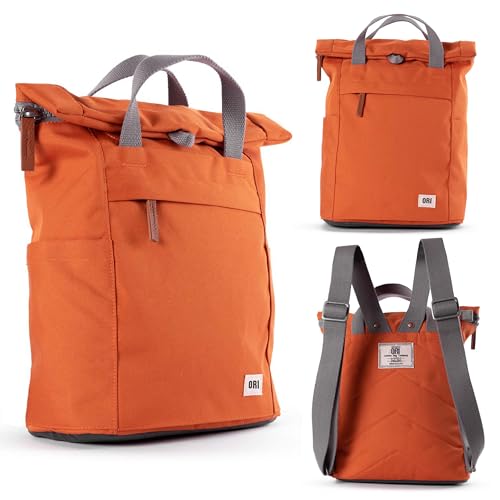 ORI LONDON �g���x���o�b�N�p�b�N - �i�C�������[���g�b�v�o�b�N�p�b�N �j�����p �}�O�l�b�g�J�� - The Finchley, �I�����W(Atomic Orange), S, �A�g�~�b�N�I�����W�B