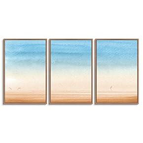 signwin 3 Piece Framed Canvas Wall Art Abstract...