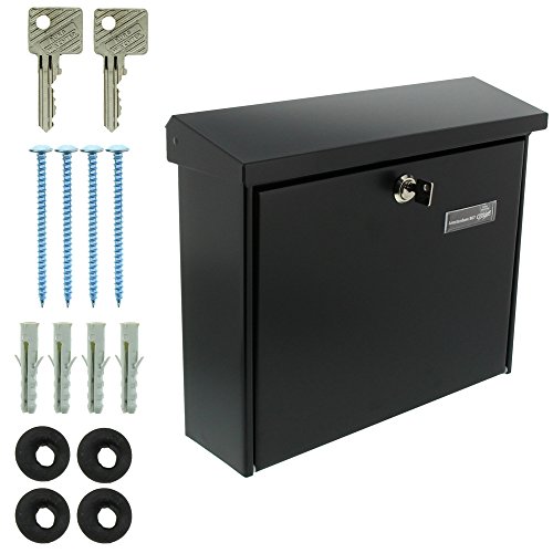 Burg-Wächter Amsterdam 867 S, brievenbus met openingsstop, A4-gleuf, EU-norm EN 13724, zwart - Afbeelding 6