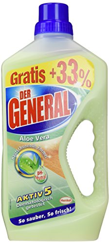 DER GENERAL Aloe Vera plus 33 percent Gratis, 5er Pack (5 x 1 l) Cover