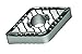 Walter Tools DNMG110412-FP5 WPP20S Carbide Tiger-Tec Negative Indexable Turning Insert, 0.047" Corner Radius, 0.375" IC, 0.187" Thick, 0.020" - 0.098" Depth of Cut (Pack of 10)