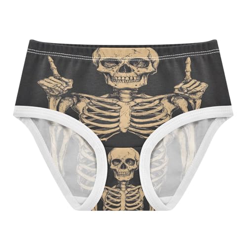 Gothic Skull Skeleton Bride and Groom Toddler Girls's Underwear 2T 202b9071