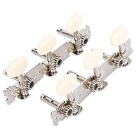 【Fully Open Tuning Pegs】Acoustic string tuners keys have a fully open design with no cover, so you can clearly see the gears turning when adjusting the strings, making it easy for you to adjust the strings, which is suitable for beginners or people w...