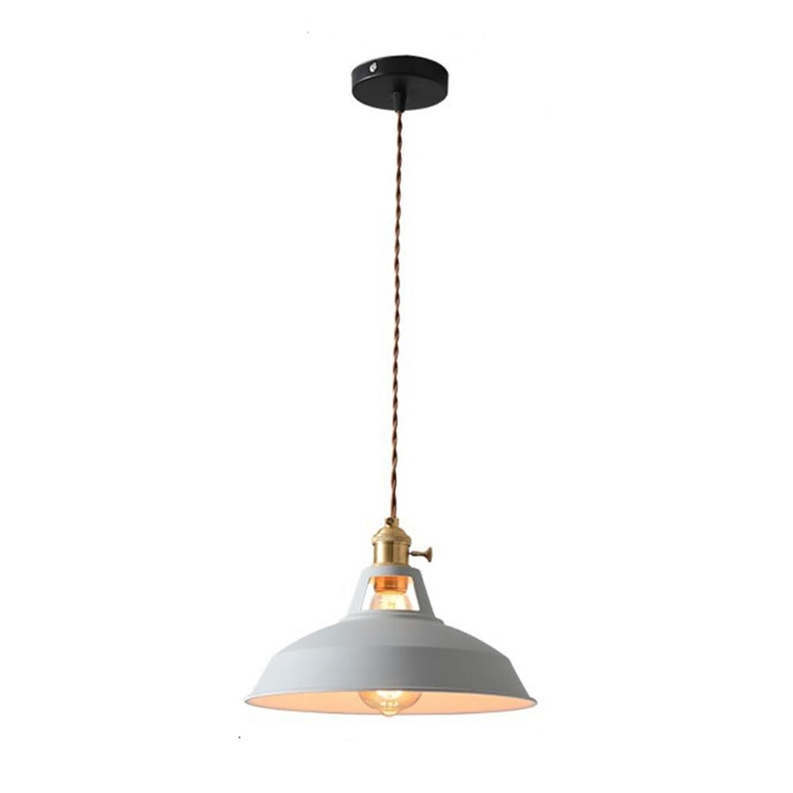 SYAXVOM Fashion Chandeliers Ceiling Lighting Fixture – Modern Style Pendant Light, Simple Hanging for Living Room, Dining Loft, and Kitchen(Agray)