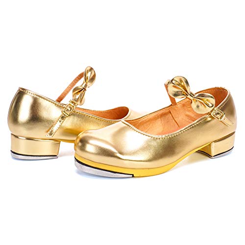 JUODVMP Tap Shoes for Girls Tap Dance Shoes Unisex Toddle Kid Dance Class Tap Shoes3