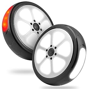 YOHAYO Kinderwagenlicht 3 Leuchteffekte Buggylicht 14 LED Pro Licht Kinderwagen Zubehör Wasserdicht Passend für alle Kinderwagen 2 Stück