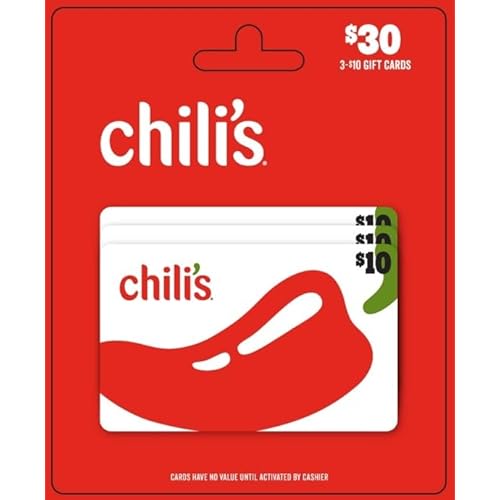 Chili's Gift Cards, Multipack of 3